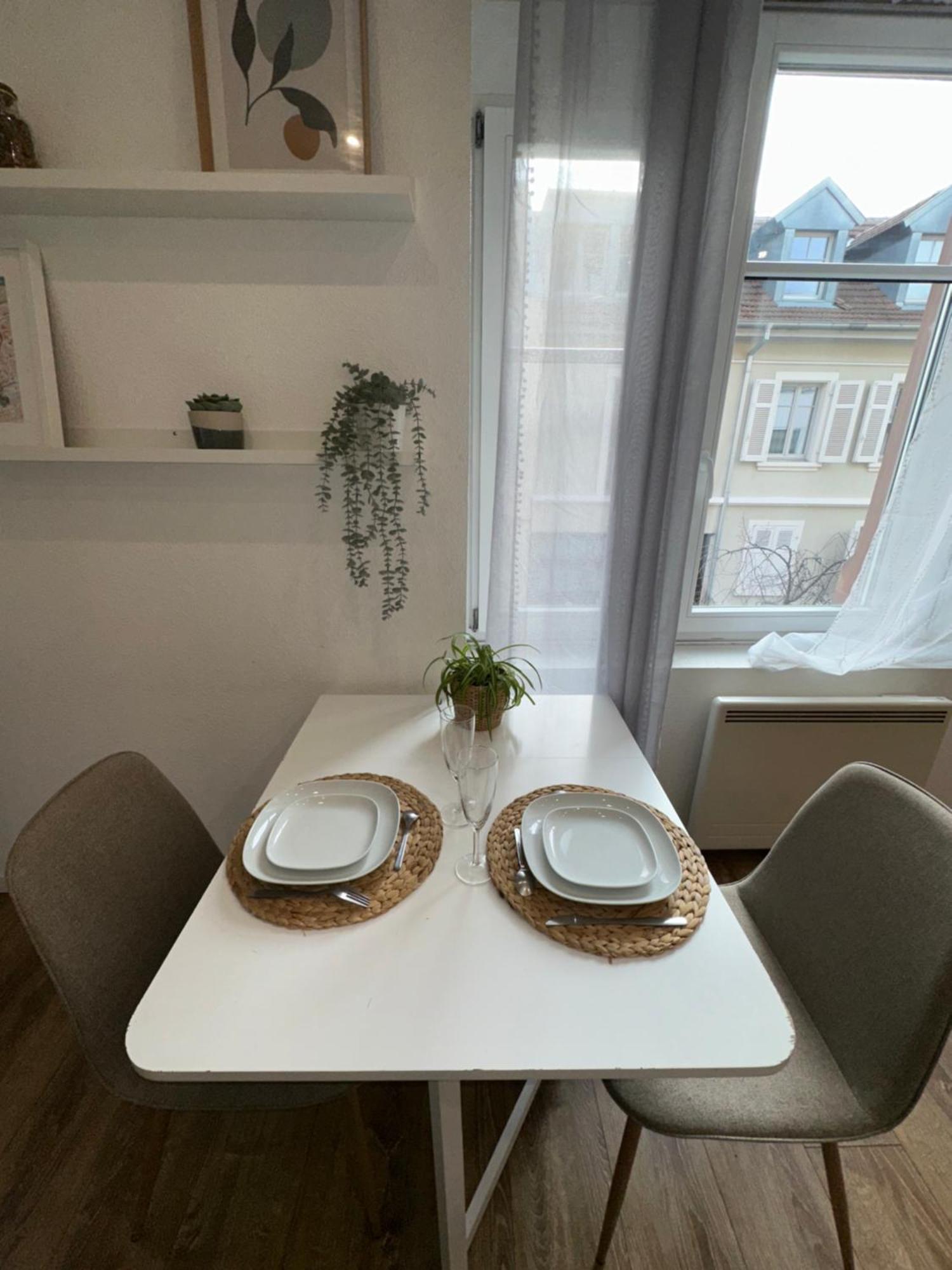 # Le 2 # Tres Beau T3 1Er Etage Tout Confort, Neuf, Mulhouse Centre 외부 사진